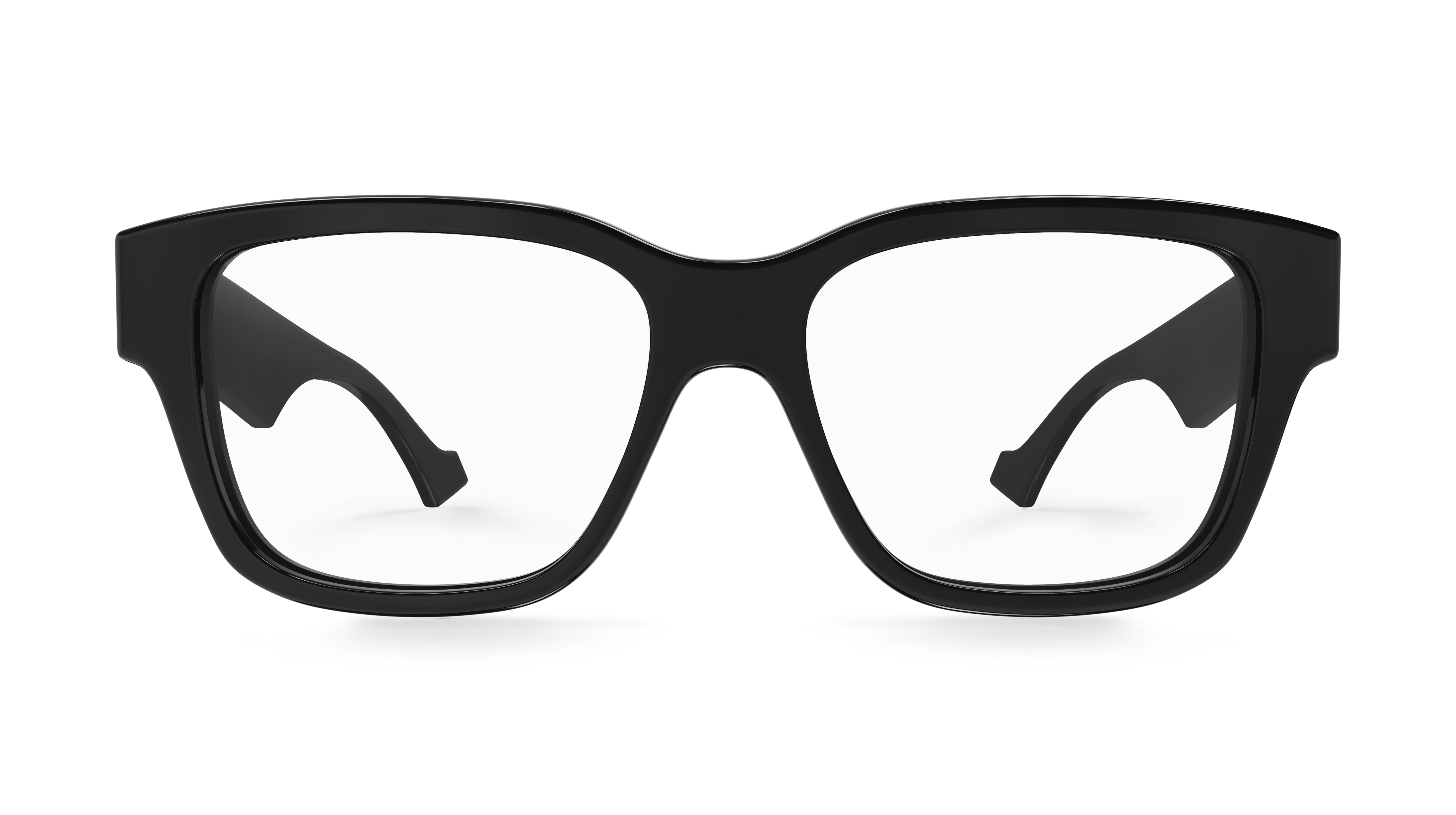 Gucci logo-charm square-frame Glasses - White
